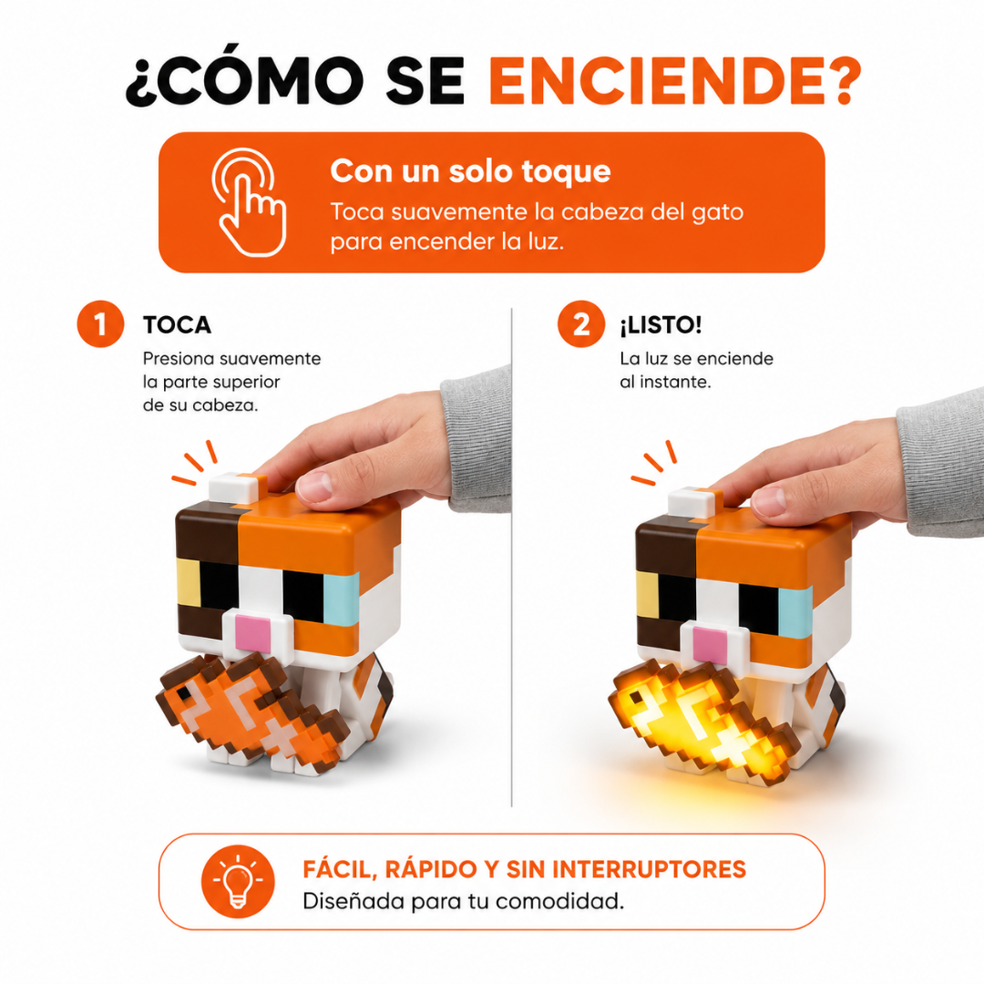 Figura Pixel de Gato