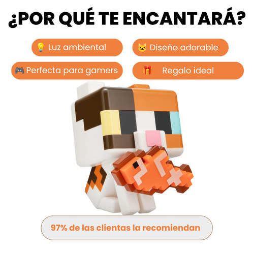 Figura Pixel de Gato